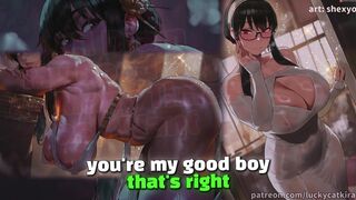 Feral Fdom Drains Your Balls Over and Over CUM IN HER BREED HER DO IT ASMR