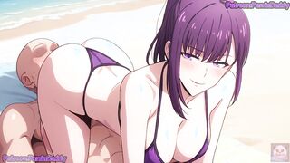 Solo Leveling Bikini hentai - big tits Sung Jinah Bikini Blow Job Tits Job hentai by PandaDaddy