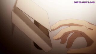 I'm getting so Horny when I see my BF's hard Cock - Hentai