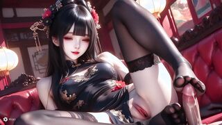i came inside my Japanese stepsister in her dad's room (AI generated)