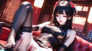 i came inside my Japanese stepsister in her dad's room (AI generated)