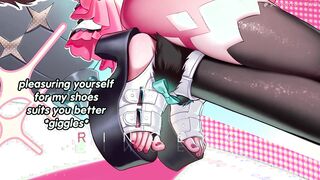 Cum like a quickshot for your idol's shoes (humiliation, shoe fetish, feet, armpits)