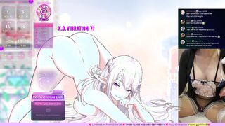 Streaming with Vibrators on is so distracting Hentai Stream