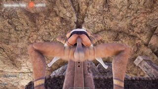 The Hidden Ancient Idol Came Alive Before Lara – 3D Fantasy Game. part 2