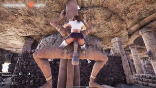 The Hidden Ancient Idol Came Alive Before Lara – 3D Fantasy Game. part 2