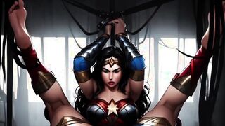 Wonder Woman gets penetrated by tentacle monster in new Spicy Toons hentai
