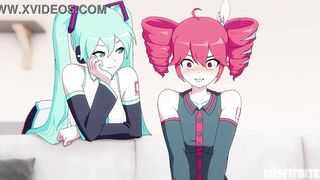 Obsessed Fan fucks Idol Hatsune Miku Vocaloid Hardcore Hentai Anime