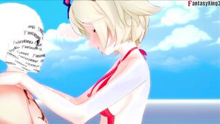 Burnice sex on the beach - Zenless Zone Zero (ZZZ) - Full & POV on patreon: Fantasyking3