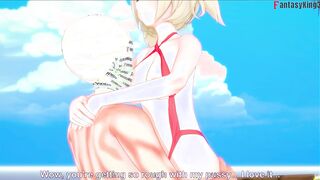 Burnice sex on the beach - Zenless Zone Zero (ZZZ) - Full & POV on patreon: Fantasyking3