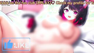 Japanese Catgirl VTuber Ear Licking ASMR - Soft Teasing & Big Tits Roleplay (Mosaic) - Uncensored on Fanclub［Vtuber｜Lewd