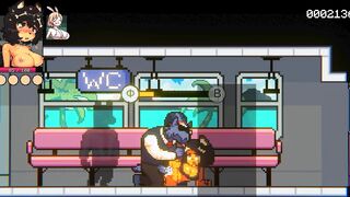 Gamer Struggles Furry game (all scene Ride the Furry Train)