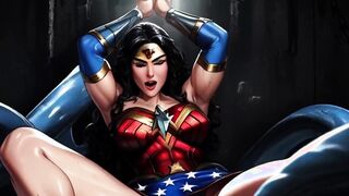 Wonder Woman vs Tentacles