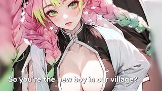 Demon Slayer Sex Village: Mitsuri Wanna Fuck You [Hentai JOI]
