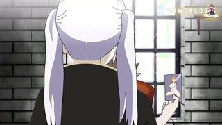 4 - Asta masturbates to a picture of Mimosa and Noelle gets angry and fucks him! - Hentai