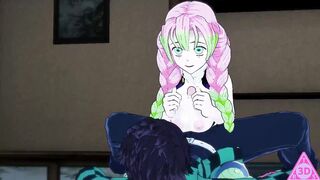 Tanjiro Mitsuri kanroji demon slayer uncensored sex hentai game Japanese Asian Manga Anime Game..TR3DS..1