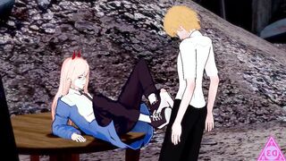 Parody Denji Power game Chainsaw Man sex hentai uncensored Japanese Asian Manga Anime Game KK..TR3DS..1/5