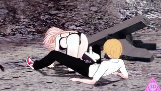 Parody Denji Power game Chainsaw Man sex hentai uncensored Japanese Asian Manga Anime Game KK..TR3DS..1/5