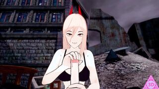 Parody Denji Power game Chainsaw Man sex hentai uncensored Japanese Asian Manga Anime Game KK..TR3DS..1/5