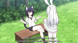 My Ideal Life in Another World 4 - Bunny woman gives a busty hentai boobjob