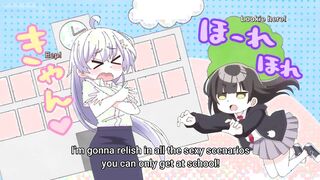 Weak Teacher 3 (ecchi anime) - Busty teacher wears bunny outfit