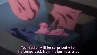 Immoral Sisters 3 - Virgin anime teen gets fucked roughly by dirty old man who bend her over desk