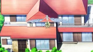 Monster Musume 4 - Ecchi - Slime girl gives master a slippery boob washing