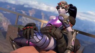 Compilation of the hottest D.va, Widowmaker, and Mercy fuck scenes