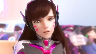 Compilation of the hottest D.va, Widowmaker, and Mercy fuck scenes