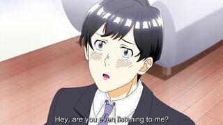 My Classmate's a Sexy Actress and Now We Live Together?! 6 - Hentai boss blows dick