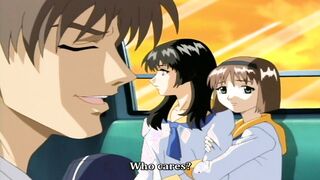 Immoral Sisters 2 ep1 - Horny hentai daughter fucks while spying