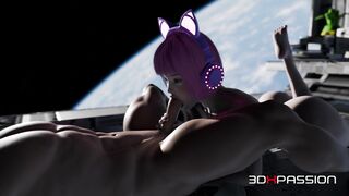 Catgirl Io gets her tight 3D ass fucked hard on nexus 3