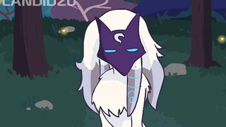 Funny cartoon parody where hot elf girls get their freak on