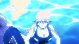 Monster Musume OVA 1 - Sexy monster girls go for a trip to the gym