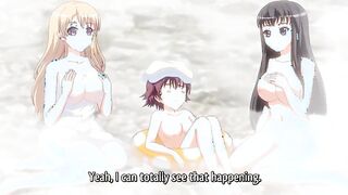 Eroge! Make Sexy Games 6 - Busty anime girl is fucked at hot springs