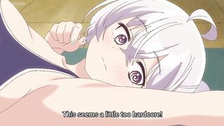 Weak Teacher 5 (ecchi anime) - Busty anime teacher tries on sexy bikinis