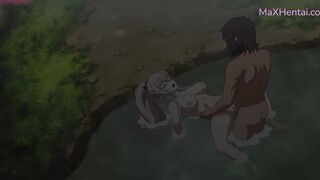 Outdoor Bath Time: Ariane Won't Know Until She Tries (Cartoon Anime) Eng Sub