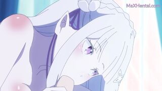 Tonight you belong to me - Subaru x Emilia (Anime Hentai) Eng Sub