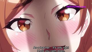 College Student Seduces her Favorite Teacher in Classroom (Anime Hentai)