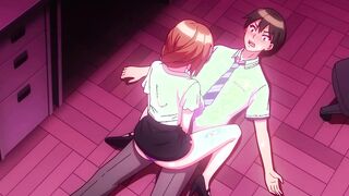 College Student Seduces her Favorite Teacher in Classroom (Anime Hentai)