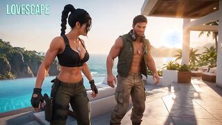 Manga porn Counterparts in Misdeed - Wild Bang-out at Cartel House (AI) (Lara Croft)