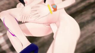 Boa Hancock gets poked by futa Nami - One Chunk 3 DIMENSIONAL Manga porn
