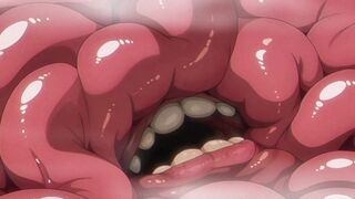 A Short Detour: Frieren takes raw tentacle DP & x-ray creampie inside the den