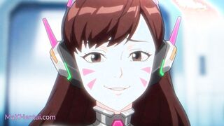 Magic Anal Plug Stucked in D-VA's Ass (Cartoon Futunari Anime)