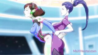 Magic Anal Plug Stucked in D-VA's Ass (Cartoon Futunari Anime)