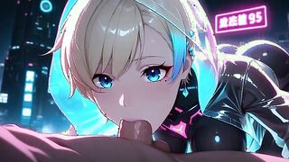 Ourdream Manga porn - Japanese Netrunner Gets Porked In Neon City