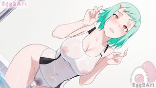 Naruto manga porn - Fuu meaty melons bikini fellate job anime porn By Egg2Art