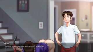 Summertime Saga Then Vs Now - Red-hot Cougar Mommy 3 DIMENSIONAL Manga porn Game