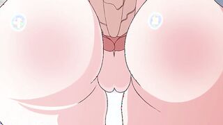 Dandole clases de pene a una gigante Animacion Anime porn