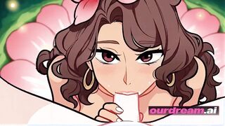 Anime Latina Gets Creampied In A Fae Glade