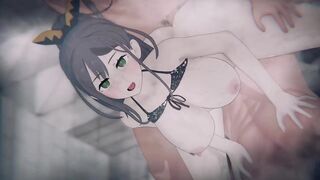 [Re:Zero] - Shaula "SIR'S LONG-AWAITED PRIZE" (Roped Tower Guardian & POINT OF VIEW Sandwich DOUBLE PENETRATION) (4K/60FPS) - (忠犬の塔守わからせ)